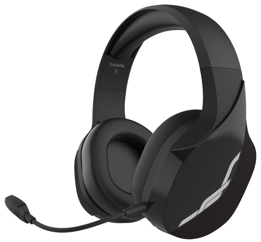 Zalman headset ZM-HPS700W / herní / náhlavní / bezdrátový / 50mm měniče / 3,5mm jack / černý ZM-HPS700W BK