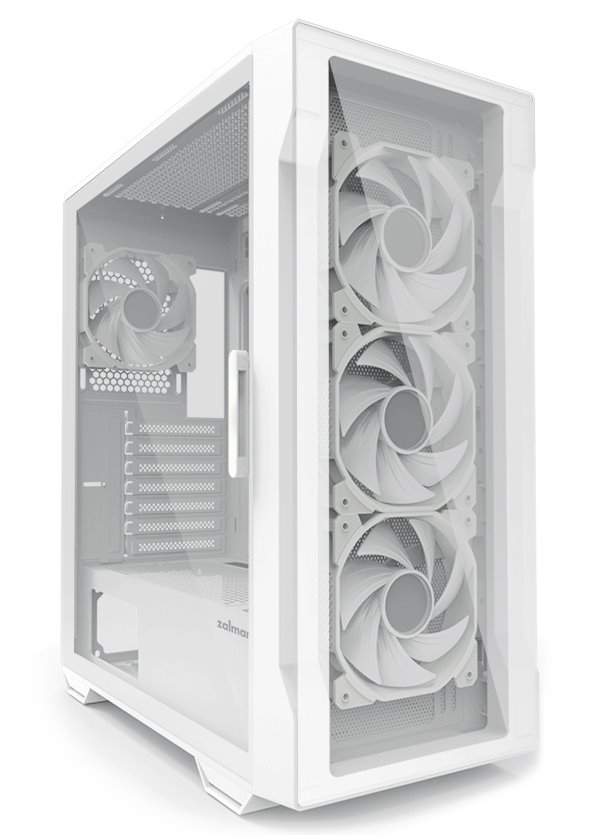 Zalman skříň I3 Neo / middle tower / ATX / 4x120 ARGB RGB / 2xUSB 3.0 / 1xUSB 2.0 / skl. přední panel i i3 NEO TG White