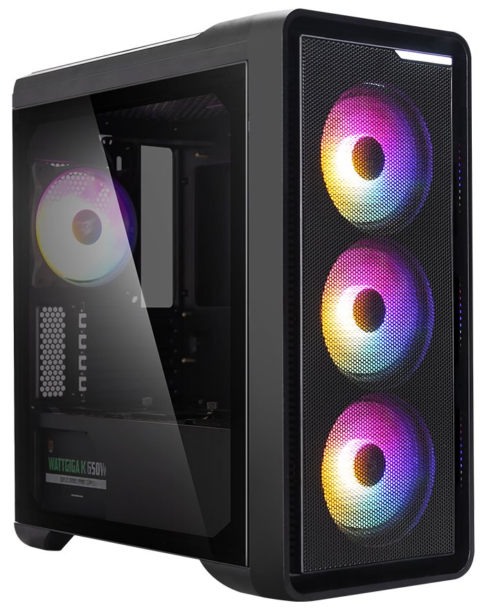 Zalman skříň M3 Plus / Mini tower / Micro ATX / USB 3.0 / 2x USB 2.0 / RGB / průhledná bočnice M3 Plus RGB