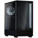Zalman skříň P10 Black / miniT / 1x120mm fan ARGB / USB 3.0 / USB-C / temperované sklo / černá