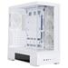 Zalman skříň P40 DS / ATX / 4x120mm ARGB fan / 2xUSB 3.0 / USB-C / displej / panoramatická / bílá P40 DS White