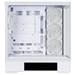 Zalman skříň P40 DS / ATX / 4x120mm ARGB fan / 2xUSB 3.0 / USB-C / displej / panoramatická / bílá P40 DS White