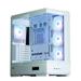 Zalman skříň P50 DS / Middle Tower / 4x120mm ARGB fan / 2x USB 3.0 / USB-C / panoramatická / bílá P50 DS White