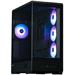 Zalman skříň P50 DS / Middle Tower / 4x120mm ARGB fan / 2x USB 3.0 / USB-C / panoramatická / černá P50 DS Black