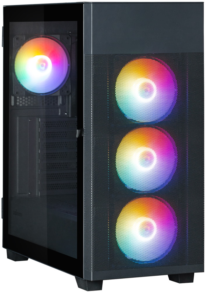 Zalman skříň S5 Neo Black / ATX / 4x 120mm RGB Fan / USB 3.0 / USB 2.0 / černá