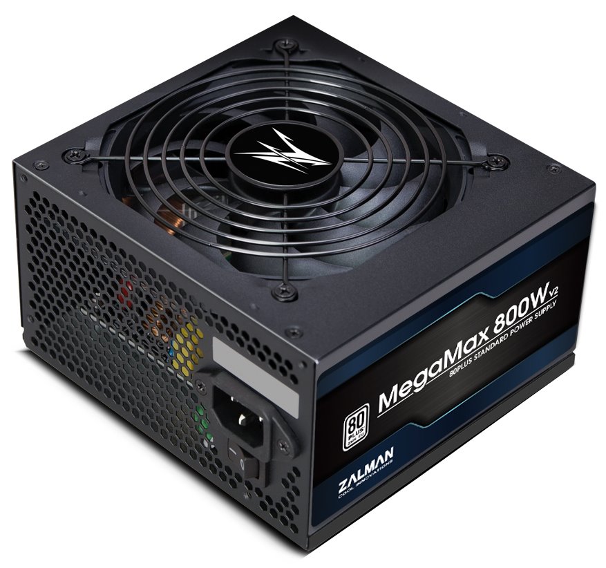 Zalman zdroj MegaMax 800W/ ATX / akt. PFC / 120mm ventilátor / 80PLUS ZM800-TXII