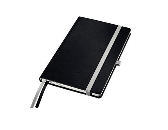 Zápisník Leitz STYLE A5, tvrdé desky, čistý, saténově černá 44520094