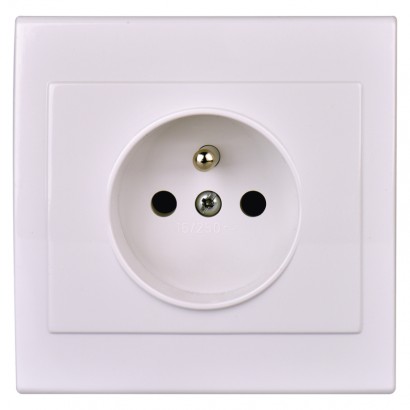 Zásuvka PRAKTIK 4FN15065.901, biely 8585001528583