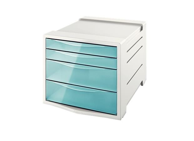 Zásuvkový box Esselte Colour'Ice, modrý 626284