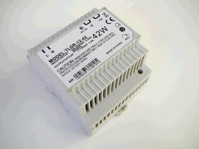 Zdroj TLE napájecí pro LED pásky 42W, IP20, 12V na DIN lištu 70303032