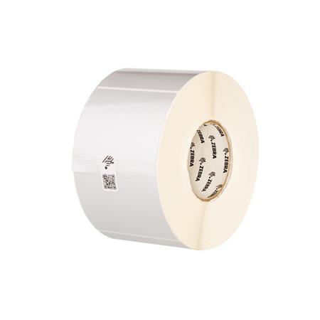 Zebra Label, Polyester, 76x25mm; Thermal Transfer, Z-Ultimate 3000T Silver, Permanent Adhesive, 76mm Core 880380-025