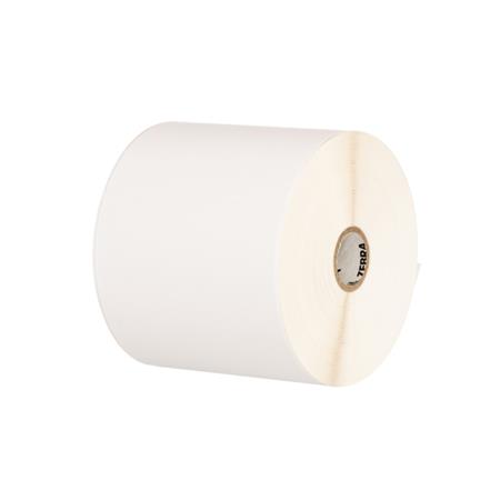 Zebra Label, Polyimide, 41.3x6.35mm; Thermal Transfer, Z-Supreme 4000T White, Permanent Acrylic Adhesive, 76. SAMPLE5392