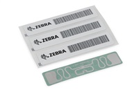 Zebra RFID Label, 45x13mm, Printable White PET, 3" core, 800/roll, 10027755