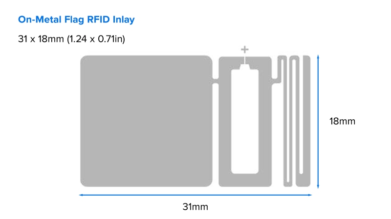 Zebra RFID, Label, Polyester, 68 x 23mm; Thermal Transfer, Z-Ultimate 2500T, Coated, Permanent Adhesive, 76 ZIPRT3015655