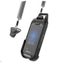 Zebra tether, coiled, clip , pro EC30 SG-EC30-CLIP1-01