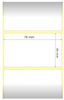 Zebra Z-Select 2000D, label roll, thermal paper, removeable, 76,2x44,45mm 3004840-T