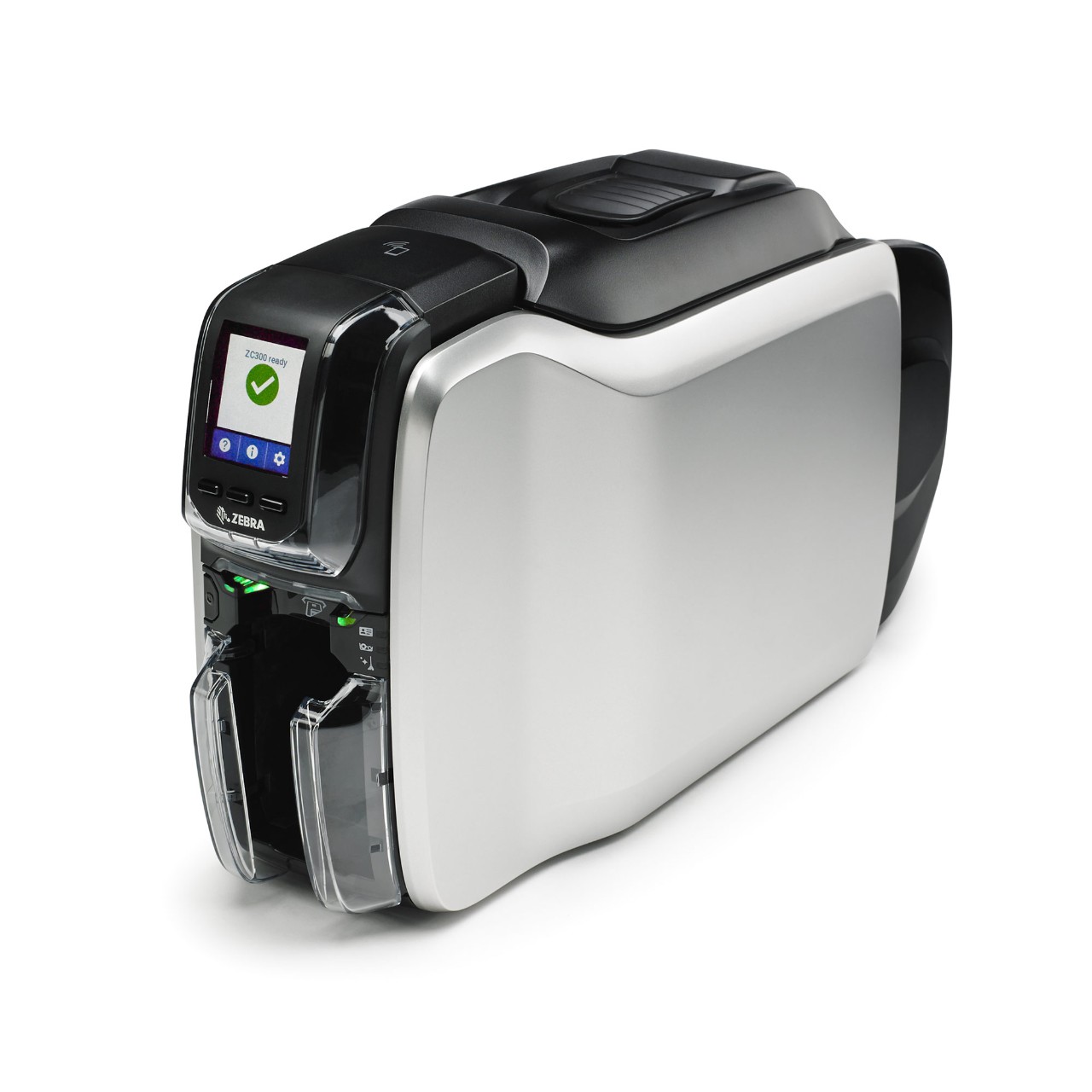 Zebra ZC300, 12 dots/mm (300 dpi), USB, Ethernet, display, CardStudio ZC32-000CQ00EM00