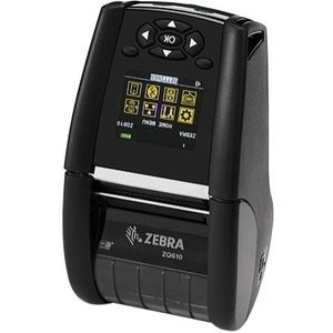 Zebra ZQ610, BT, Wi-Fi, 8 dots/mm (203 dpi), linerless, LTS, disp., EPL, ZPL, ZPLII, CPCL ZQ61-AUWBE10-00