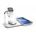 ZENS Aluminium Dual Wireless Charger + Watch 10W - White ZEDC05W