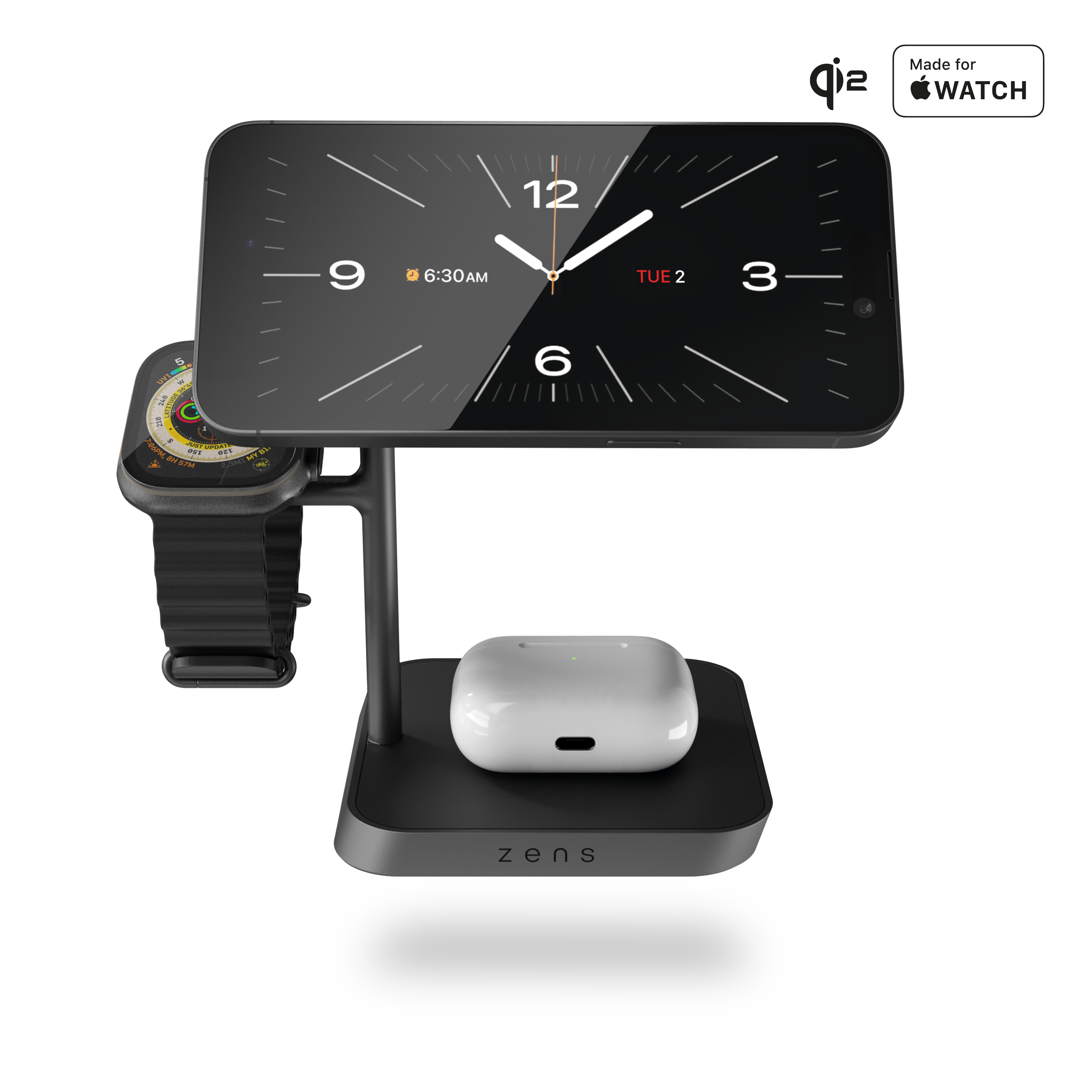 Zens Office Charger Pro 3 Qi2 Magnetic charger / MagSafe compatible ZEDC25B