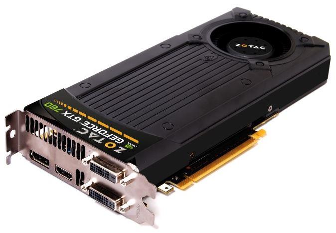 ZOTAC GeForce GTX 760 2GB DDR5 (256 Bit), DVI, HDMI, DP, BOX ZT-70401-10P