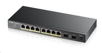 ZYXEL 10xGb/2xSFP 8xPOE switch GS1100-10HP v2 GS1100-10HP-EU0102F