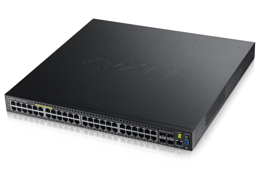 ZyXEL 48xG 4x10G SFP L2/L3 PoE switch XGS3700-48HP XGS3700-48HP-ZZ0101F
