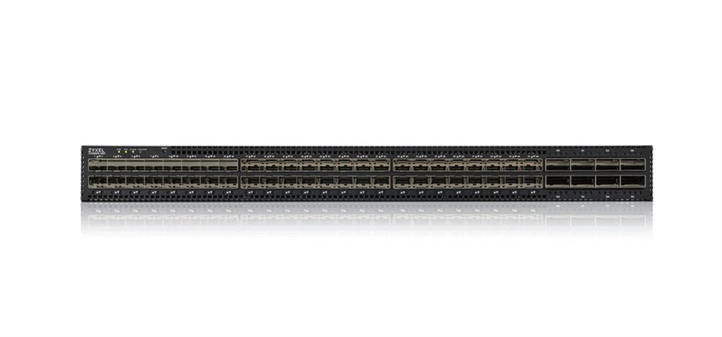Zyxel CX4800-56F, 48-port 10G L3 Aggregation Fiber Switch with 8 100G Uplink (with 2 DC power supply) CX4800-56F-ZZ0102F