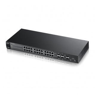 Zyxel Nebula NSW200-28P - Přepínač - řízený - 24 x 10/100/1000 (PoE) + 4 x 10 Gigabit SFP+ (uplink) NSW200-28P-EU0101F