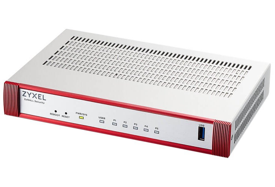 Zyxel USG FLEX 50 H, 5 Gigabit user-definable ports, 1*USB with 1 YR Gold Security Pack USGFLEX50H-EU0102F