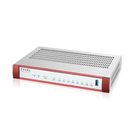 Zyxel USG FLEX100 H Series, 7 Gigabit user-definable ports, 1*1G PoE+, 1*USB with 1 YR Security bun USGFLEX100HP-EU0102F