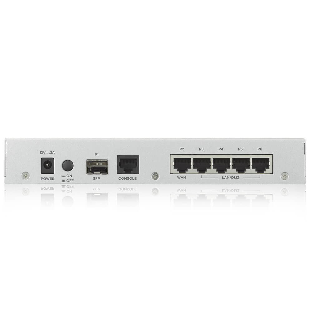 Zyxel VPN50, Advanced VPN Firewall, 50x VPN (IPSec/L2TP), up to 50 SSL VPN (10 included), 1x WAN, 4x LAN/D VPN50-EU0101F