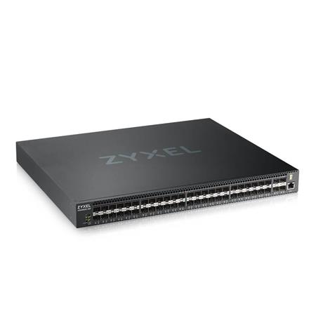 Zyxel XGS4600-52F L3 Managed Switch, 48 port Gig SFP, 4 dual pers. and 4x 10G SFP+, dual PSU XGS4600-52F-ZZ0101F