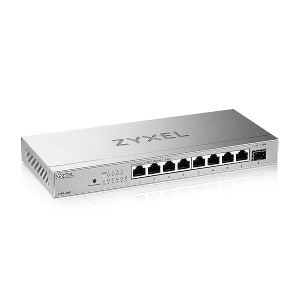 Zyxel XMG-108 8 Ports 2,5G + 1 SFP+ Desktop MultiGig unmanaged Switch XMG-108-ZZ0101F