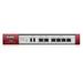 ZyXEL ZyWALL USG 60, Security UTM solution: Firewall, VPN: 20x IPSec/ 12x SSL (2 default ), 6x 1Gbps (4x L USG60-EU0102F