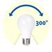 Xavax LED žiarovka, 6 W (=50 W), E27, plne sklenená, teplá biela 112231