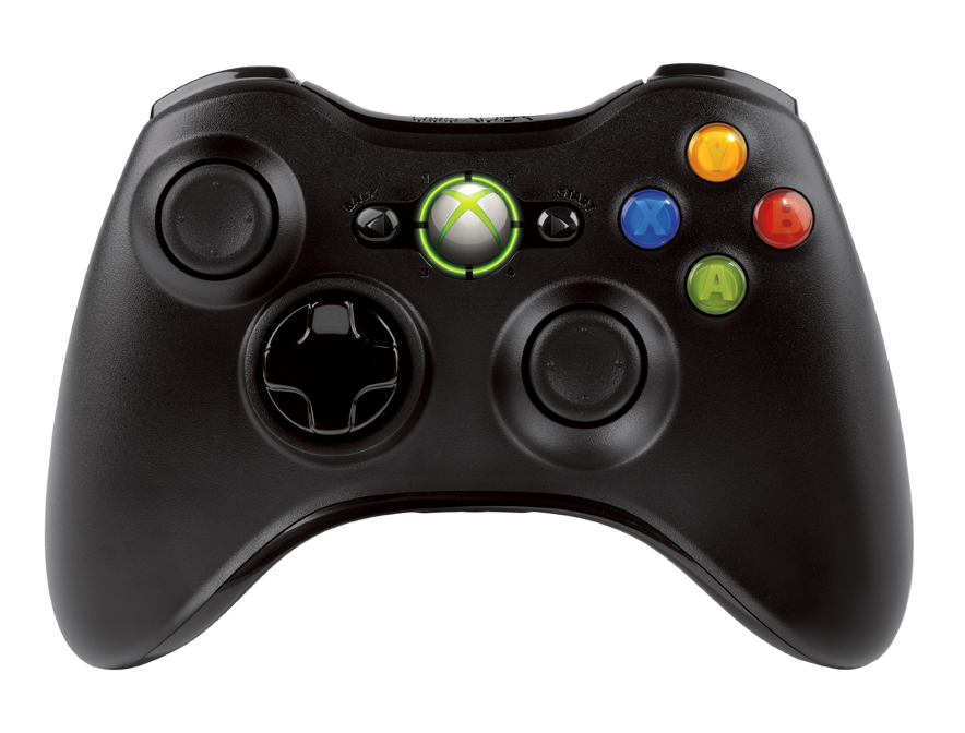 XBOX 360 Wireless Controller Black - akce NSF-00002