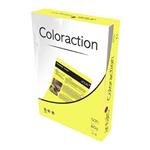 Xerografický papier Coloraction, Florida, A4, 80 g/m2, citrónovo žltý, 500 listov, vhodný pre atram PX408CHYR5