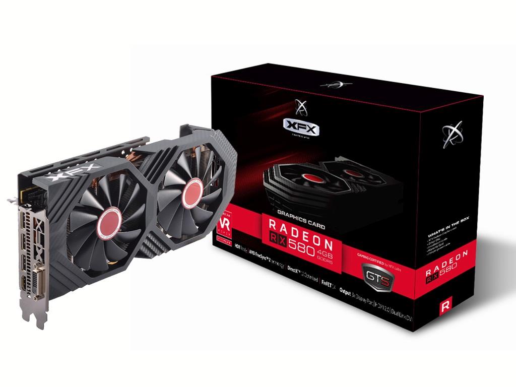 XFX AMD Radeon RX 580 4GB GTS OC+ GDDR5 3xDP/HDMI/DVI RX-580P4DFD6