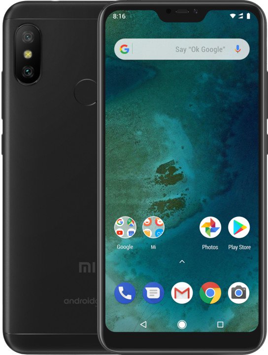 Xiaomi Mi A2 Lite (3GB/32GB), Black 6941059608721