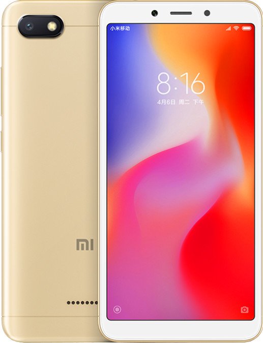 Xiaomi Redmi 6A (2GB/16GB) Gold 6941059605867