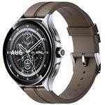 Xiaomi Watch 2 Pro - 4G LTE Silver Case with Brown Leather Strap 6941812724774