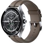 Xiaomi Watch 2 Pro - Bluetooth® Silver Case with Brown Leather Strap 6941812724804