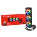 XPG Levante X 360 vodní chlazení CPU, RGB, černá LEVANTEX360-BKCWW