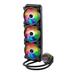 XPG Levante X 360 vodní chlazení CPU, RGB, černá LEVANTEX360-BKCWW