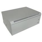 XtendLan 19" nástěnný rozvaděč 4U, šířka 600mm, hloubka 450mm, nosnost 60 kg, plné dveře, svařovaný, WS-4U-64-FS-GREY P