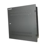XtendLan 19" rozvaděč do zdi 2U+4U, šířka 530mm, hloubka 130mm, perforované dveře, šedý WEW-531355U4-GREY