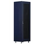 XtendLan 42U/600x1000 stojanový, černý, perforované dveře a záda PER-42U-60-BLACK-S