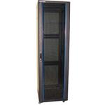 XtendLan 42U/600x1000 stojanový, černý, skleněné dveře, perforovaná záda TELCO-42U-610-BLACK