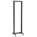 XtendLan 42U, otevřený rám jednoduchý, šířka 600mm EOR-42U-66-BLACK-N